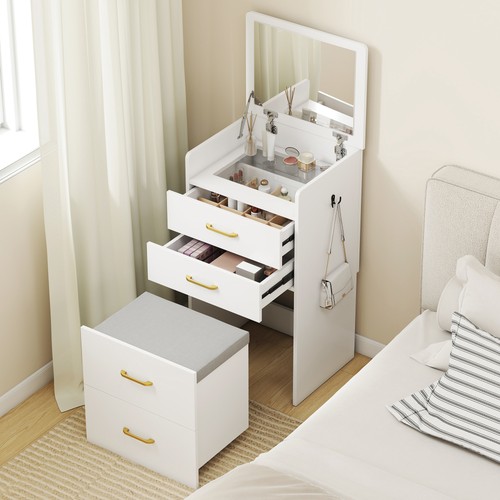 Two piece dressing table - table, with