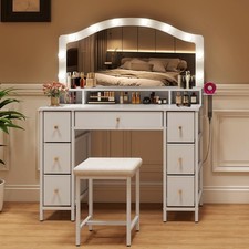 Dressing Table with Stool Set