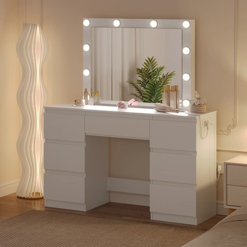 Woltu dressing table led - table, w/