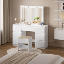 White Modern Dressing Table