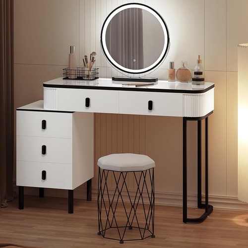 Dressing table with led lights - table,